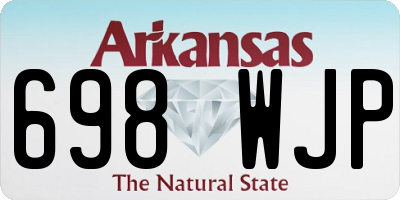 AR license plate 698WJP