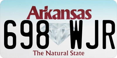 AR license plate 698WJR