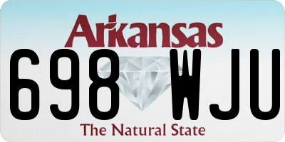 AR license plate 698WJU