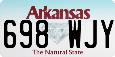 AR license plate 698WJY