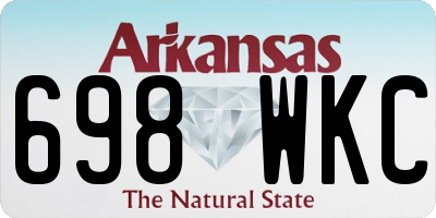 AR license plate 698WKC