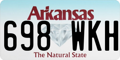 AR license plate 698WKH