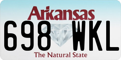 AR license plate 698WKL