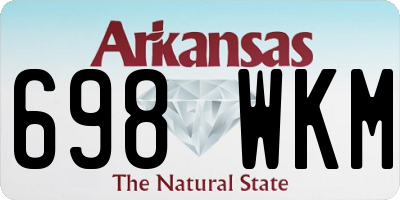 AR license plate 698WKM