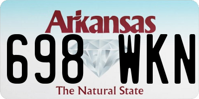 AR license plate 698WKN