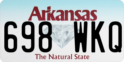 AR license plate 698WKQ