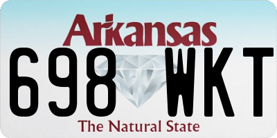 AR license plate 698WKT
