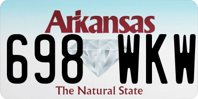 AR license plate 698WKW