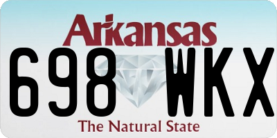 AR license plate 698WKX