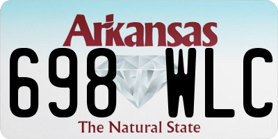 AR license plate 698WLC