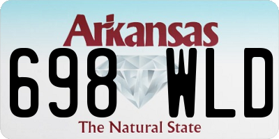 AR license plate 698WLD