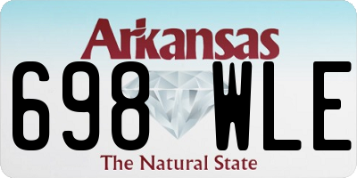 AR license plate 698WLE