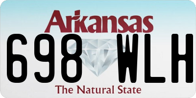 AR license plate 698WLH