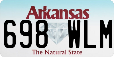 AR license plate 698WLM