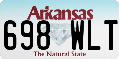 AR license plate 698WLT