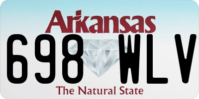 AR license plate 698WLV