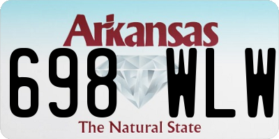 AR license plate 698WLW