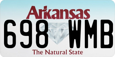 AR license plate 698WMB