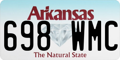 AR license plate 698WMC
