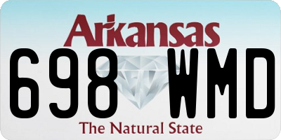AR license plate 698WMD