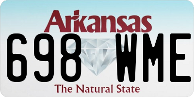 AR license plate 698WME