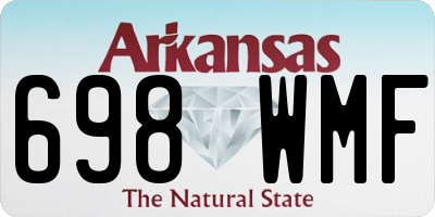 AR license plate 698WMF
