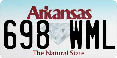 AR license plate 698WML