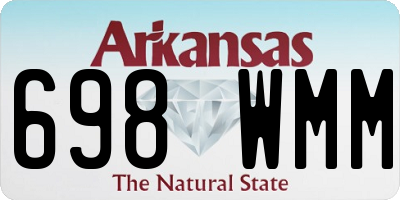 AR license plate 698WMM