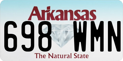 AR license plate 698WMN