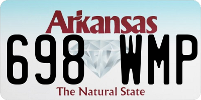 AR license plate 698WMP