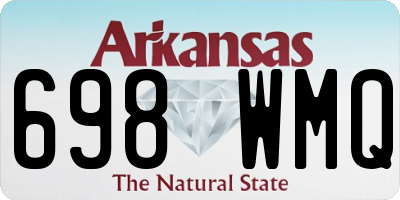 AR license plate 698WMQ