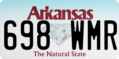 AR license plate 698WMR