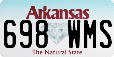AR license plate 698WMS