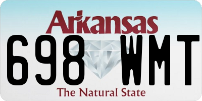 AR license plate 698WMT