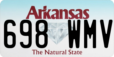 AR license plate 698WMV