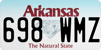 AR license plate 698WMZ