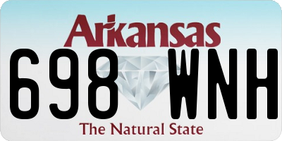 AR license plate 698WNH