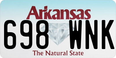 AR license plate 698WNK