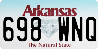 AR license plate 698WNQ