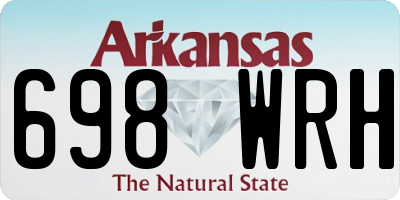 AR license plate 698WRH