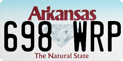 AR license plate 698WRP