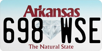 AR license plate 698WSE