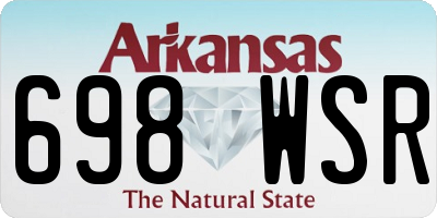 AR license plate 698WSR