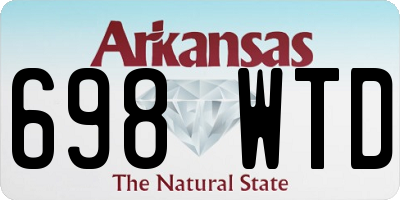 AR license plate 698WTD