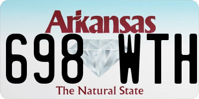 AR license plate 698WTH