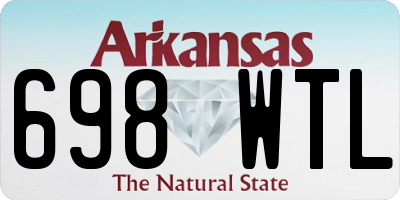 AR license plate 698WTL