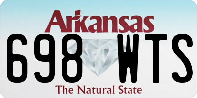 AR license plate 698WTS
