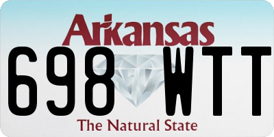 AR license plate 698WTT