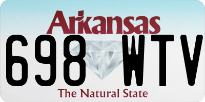 AR license plate 698WTV