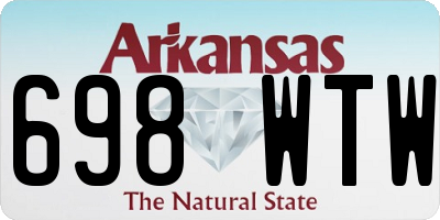 AR license plate 698WTW